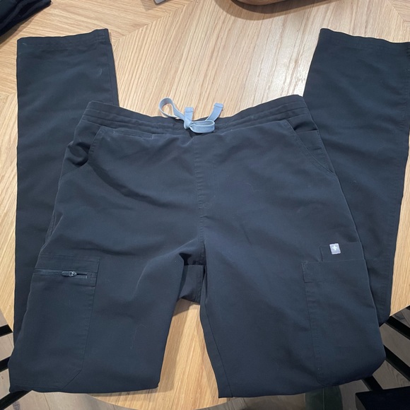 Figs Yola Black Pant - Picture 1 of 6